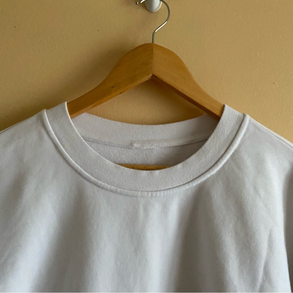Lululemon Perfectly Oversized Crewneck Sweatshirt Woman Medium White - Picture 5 of 12